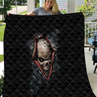 Skull Quilt Skeleton Ripped inside - Wonder Print Shop