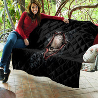 Skull Quilt Skeleton Ripped inside - Wonder Print Shop