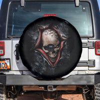 Skull Spare Tire Cover Skeleton Ripped inside - Wonder Print Shop