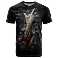 Skull T Shirt Skeleton Ripped inside - Wonder Print Shop