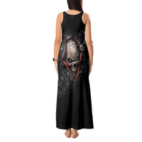 Skull Tank Maxi Dress Skeleton Ripped inside - Wonder Print Shop