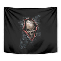 Skull Tapestry Skeleton Ripped inside - Wonder Print Shop