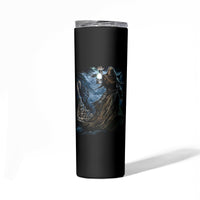 Grim Reaper Skinny Tumbler The Ferryman Of The Underworld with Charon Skull Black - Wonder Print Shop