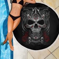 Skull Beach Blanket Cross Snake Bloody Skull - Wonder Print Shop