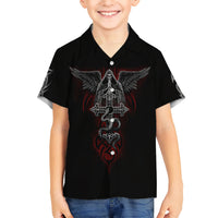 Skull Hawaiian Shirt Cross Snake Bloody Skull - Wonder Print Shop