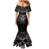 Skull Mermaid Dress Cross Snake Bloody Skull - Wonder Print Shop