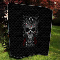 Skull Quilt Cross Snake Bloody Skull - Wonder Print Shop