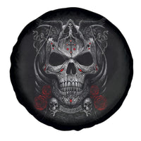 Skull Spare Tire Cover Cross Snake Bloody Skull - Wonder Print Shop