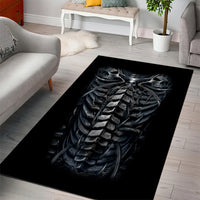 Skull Area Rug Skeleton Inside - Wonder Print Shop