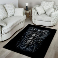 Skull Area Rug Skeleton Inside - Wonder Print Shop