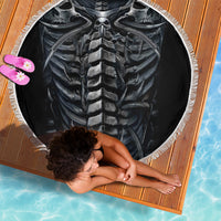 Skull Beach Blanket Skeleton Inside - Wonder Print Shop