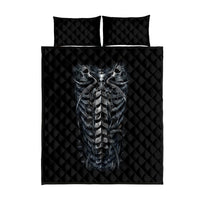 Skull Quilt Bed Set Skeleton Inside - Wonder Print Shop