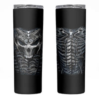 Skull Skinny Tumbler Skeleton Inside - Wonder Print Shop