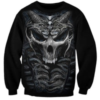 Skull Sweatshirt Skeleton Inside - Wonder Print Shop