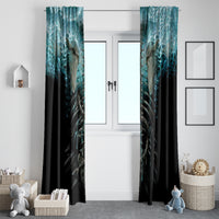 Flame Twin Skull Window Curtain Skeleton Inside - Wonder Print Shop