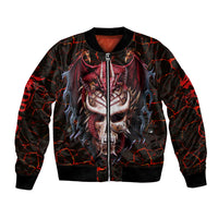 Infernal Draconic Skull Bomber Jacket Embracing the Fiery Soul - Wonder Print Shop