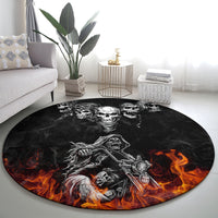 skull-round-carpet-five-skull-with-motocycle