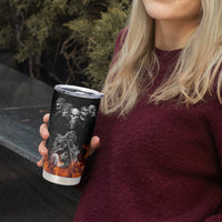 Skull Tumbler Cup Five Skull With Motocycle - Wonder Print Shop