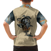 Skull Hawaiian Shirt Hello Darkness My Old Friend - Wonder Print Shop