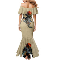 Skull Mermaid Dress Hello Darkness My Old Friend - Wonder Print Shop