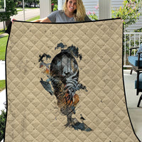 Skull Quilt Hello Darkness My Old Friend - Wonder Print Shop