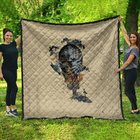 Skull Quilt Hello Darkness My Old Friend - Wonder Print Shop