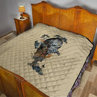 Skull Quilt Hello Darkness My Old Friend - Wonder Print Shop