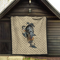 Skull Quilt Hello Darkness My Old Friend - Wonder Print Shop