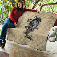 Skull Quilt Hello Darkness My Old Friend - Wonder Print Shop