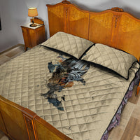 Skull Quilt Bed Set Hello Darkness My Old Friend - Wonder Print Shop