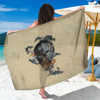 Skull Sarong Hello Darkness My Old Friend - Wonder Print Shop