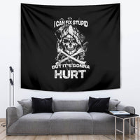 Skull Tapestry I Can Fix Stupid - Wonder Print Shop
