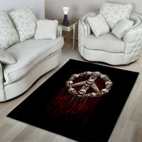 Reaper Area Rug Uncle Death Angel Peace Skull - Wonder Print Shop