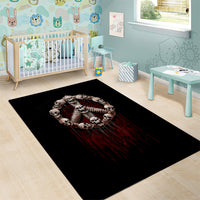 Reaper Area Rug Uncle Death Angel Peace Skull - Wonder Print Shop