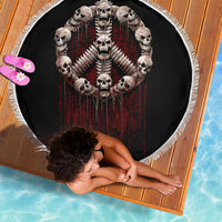 Reaper Beach Blanket Uncle Death Angel Peace Skull - Wonder Print Shop