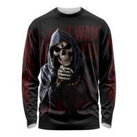 Reaper Long Sleeve Shirt Uncle Death Angel Peace Skull - Wonder Print Shop