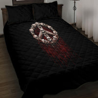 Reaper Quilt Bed Set Uncle Death Angel Peace Skull - Wonder Print Shop