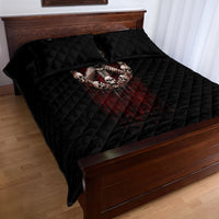 Reaper Quilt Bed Set Uncle Death Angel Peace Skull - Wonder Print Shop