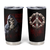 Reaper Tumbler Cup Uncle Death Angel Peace Skull - Wonder Print Shop