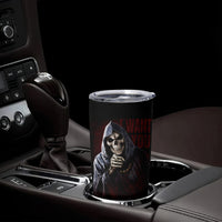 Reaper Tumbler Cup Uncle Death Angel Peace Skull - Wonder Print Shop