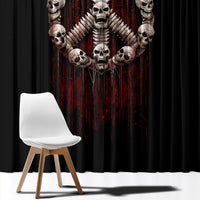 Reaper Window Curtain Uncle Death Angel Peace Skull - Wonder Print Shop