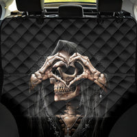 Reaper Heart Back Car Seat Cover Eternal Embrace - Uniting Souls in the Realm of Skulls - Wonder Print Shop