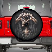 Reaper Heart Spare Tire Cover Eternal Embrace - Uniting Souls in the Realm of Skulls - Wonder Print Shop