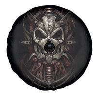 Unveiling the Mechanical Skull Spare Tire Cover Cybernetic Enigma - Wonder Print Shop