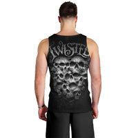 Skull Men Tank Top Twisted Head Skull DT01