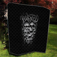Skull Quilt Twisted Head Skull - Wonder Print Shop