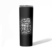 Skull Skinny Tumbler Twisted Head Skull - Wonder Print Shop