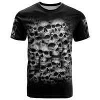 Skull T Shirt Twisted Head Skull - Wonder Print Shop