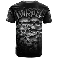 Skull T Shirt Twisted Head Skull - Wonder Print Shop