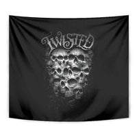 Skull Tapestry Twisted Head Skull - Wonder Print Shop